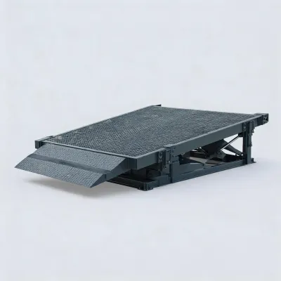 dock leveler for shipping containers